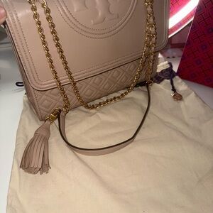 Bag sold! Tory Burch Tan Quilted Leather Shoulder Bag